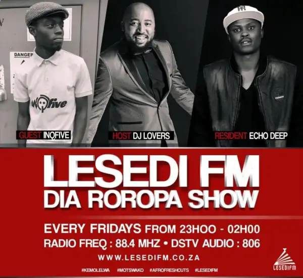 InQfive - Lesedi FM DiaRoropa Mix (25-05-19)